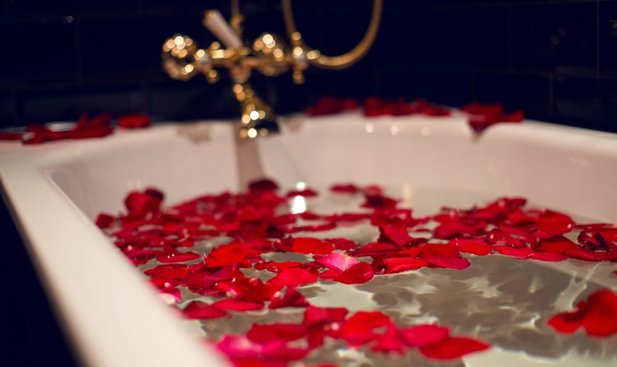 baignoire romantique love  room